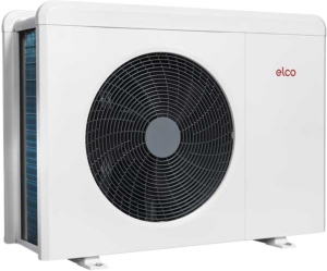 ELCO Aerotop Split luft til vand varmepumpe. Fjernbetjenes via smartphone. Varmeeffekt fra 5 til 11 kW